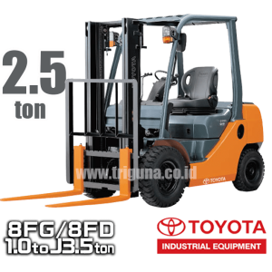 Jual Forklift Toyota 3 Ton Toyota 8fd30 Pt Triguna Karya Nusantara